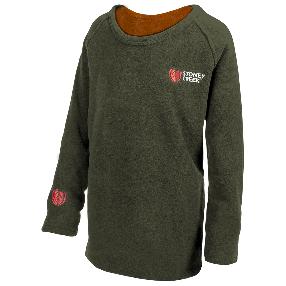 Kid's Long Sleeve Bush Tee - Bayleaf