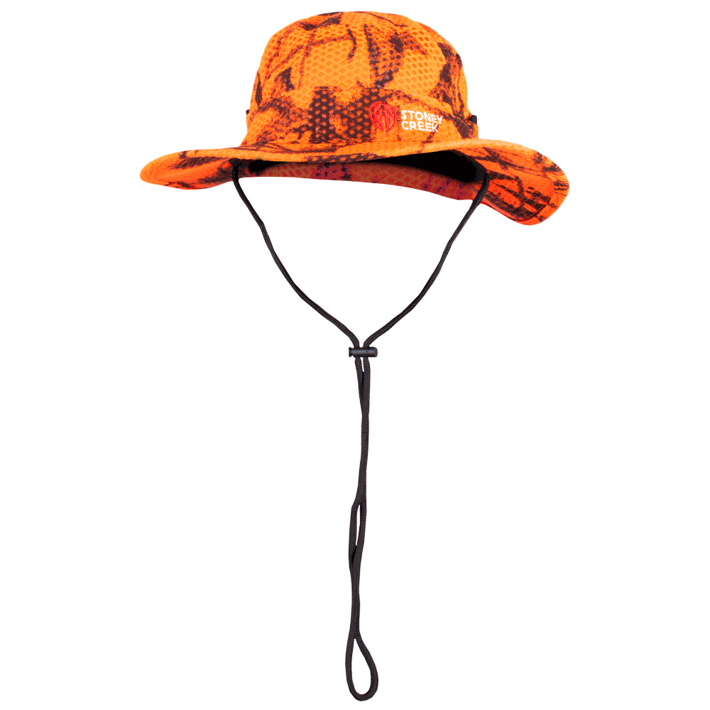 360° Wide Brim Hat - Blaze Orange
