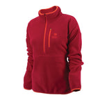 Women's Aurora Fleece Pullover - Crimson