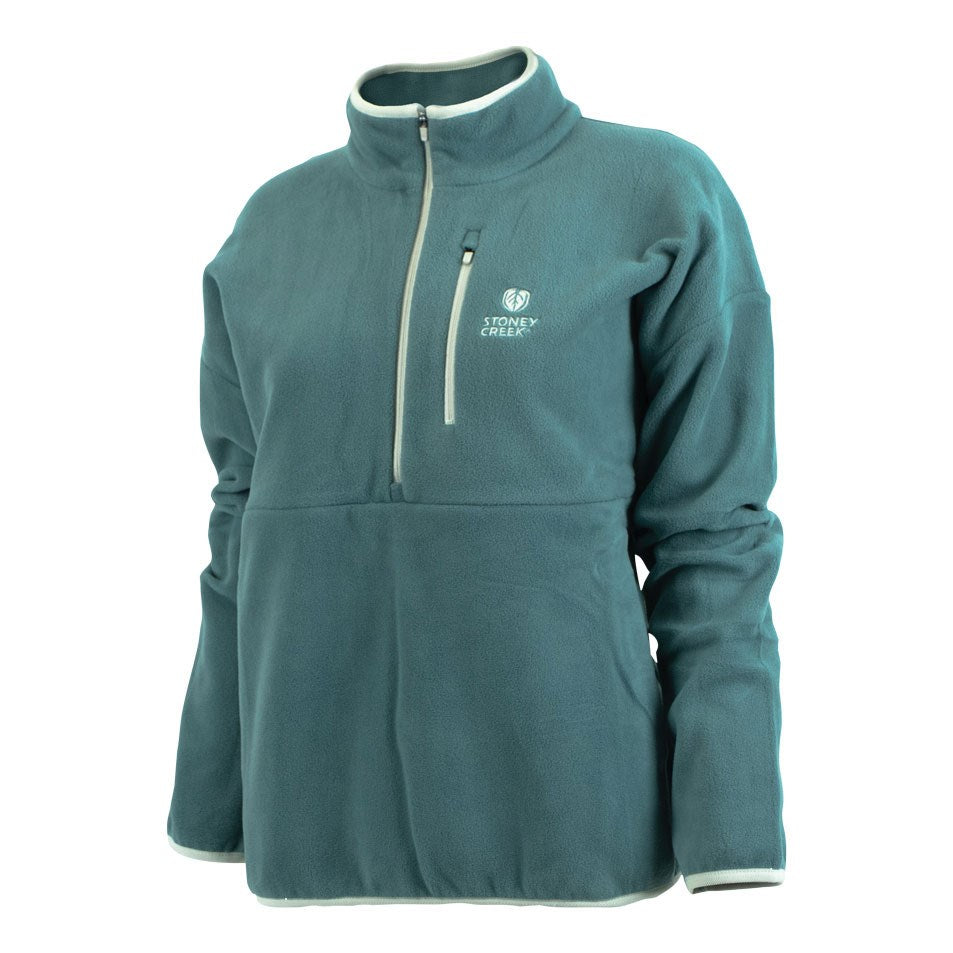 Women's Aurora Fleece Pullover - Teal