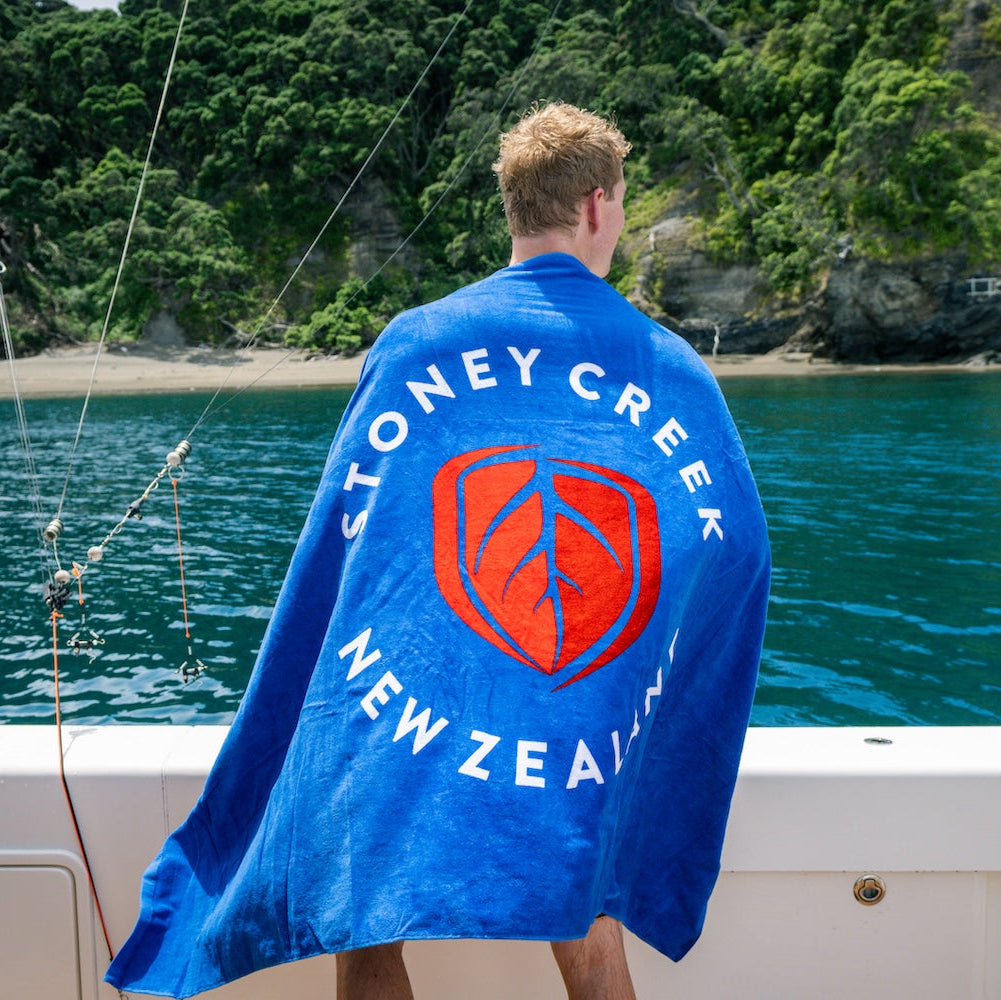 Swimming Towel - Strong Blue