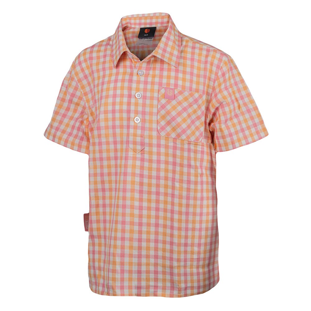CheckKid Shirt - Apricot Swirl