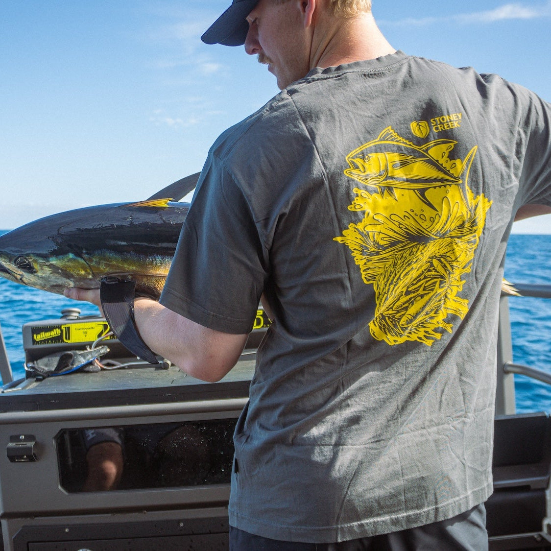 Men's Yellow Fin Bust Up Tee