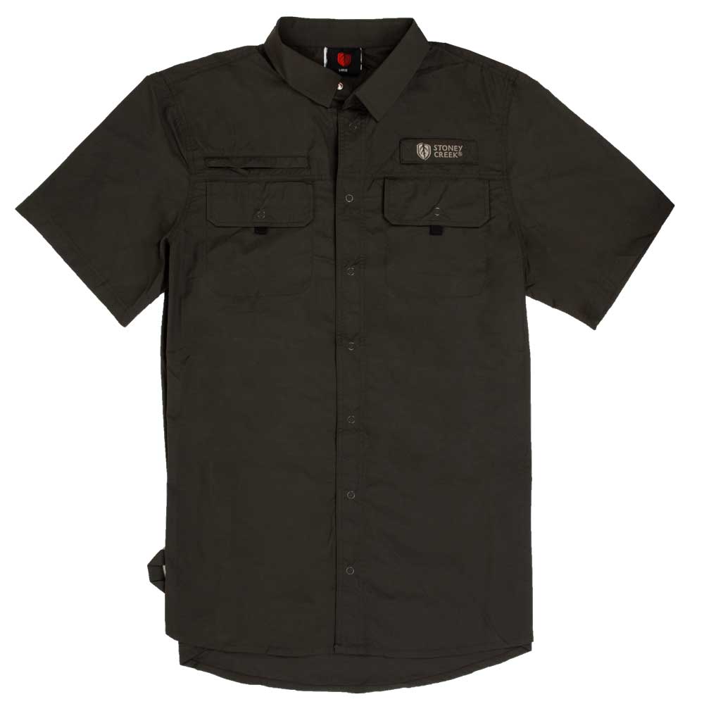 Fast Cast Short Sleeve Shirt - Dark Olive