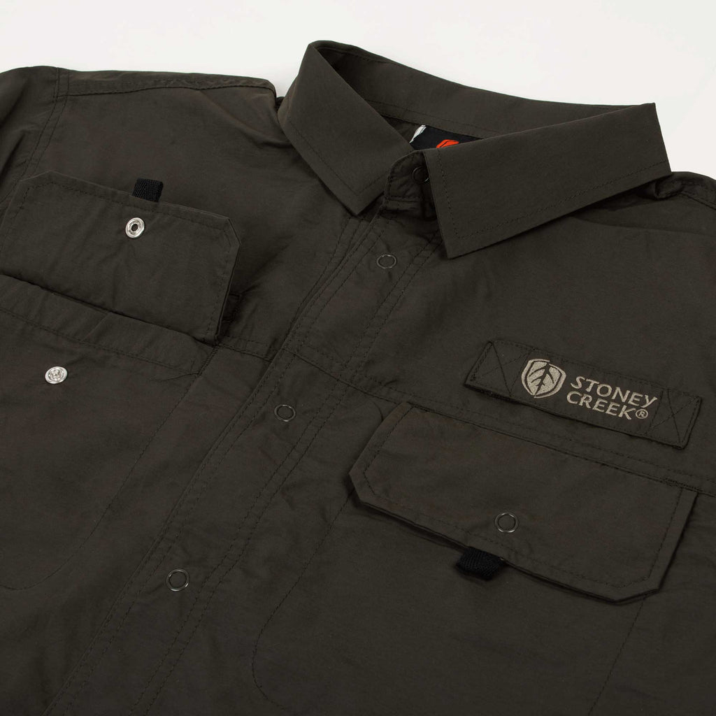 Fast Cast Short Sleeve Shirt - Dark Olive