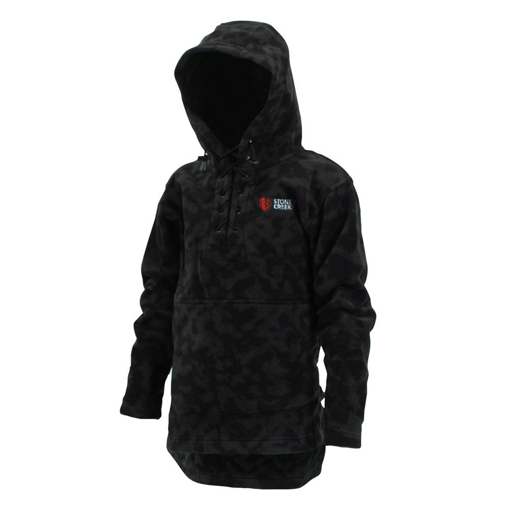 Kid's Fleece Lace Up Hoodie - Urban Camo