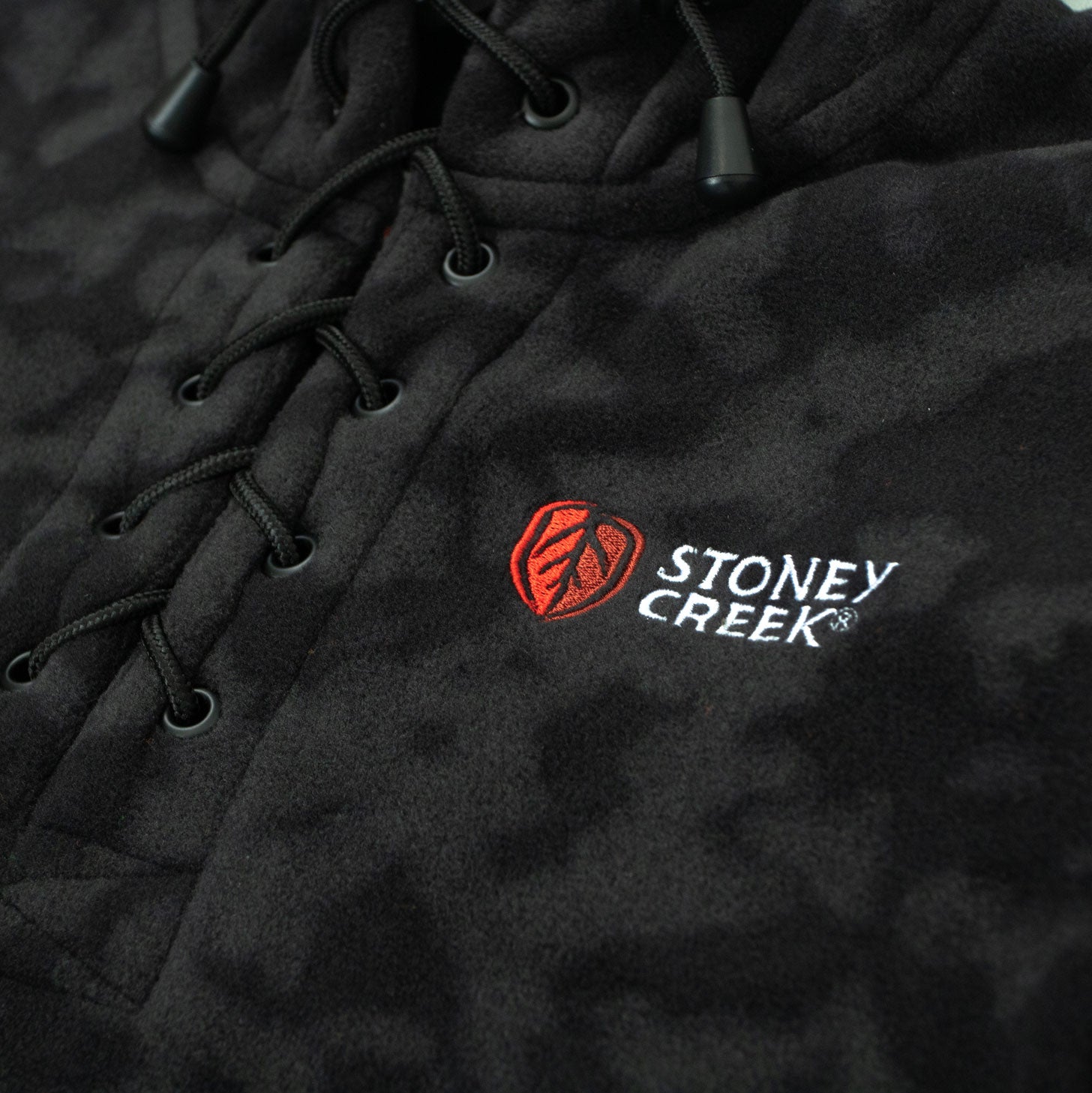 Kid's Fleece Lace Up Hoodie - Urban Camo