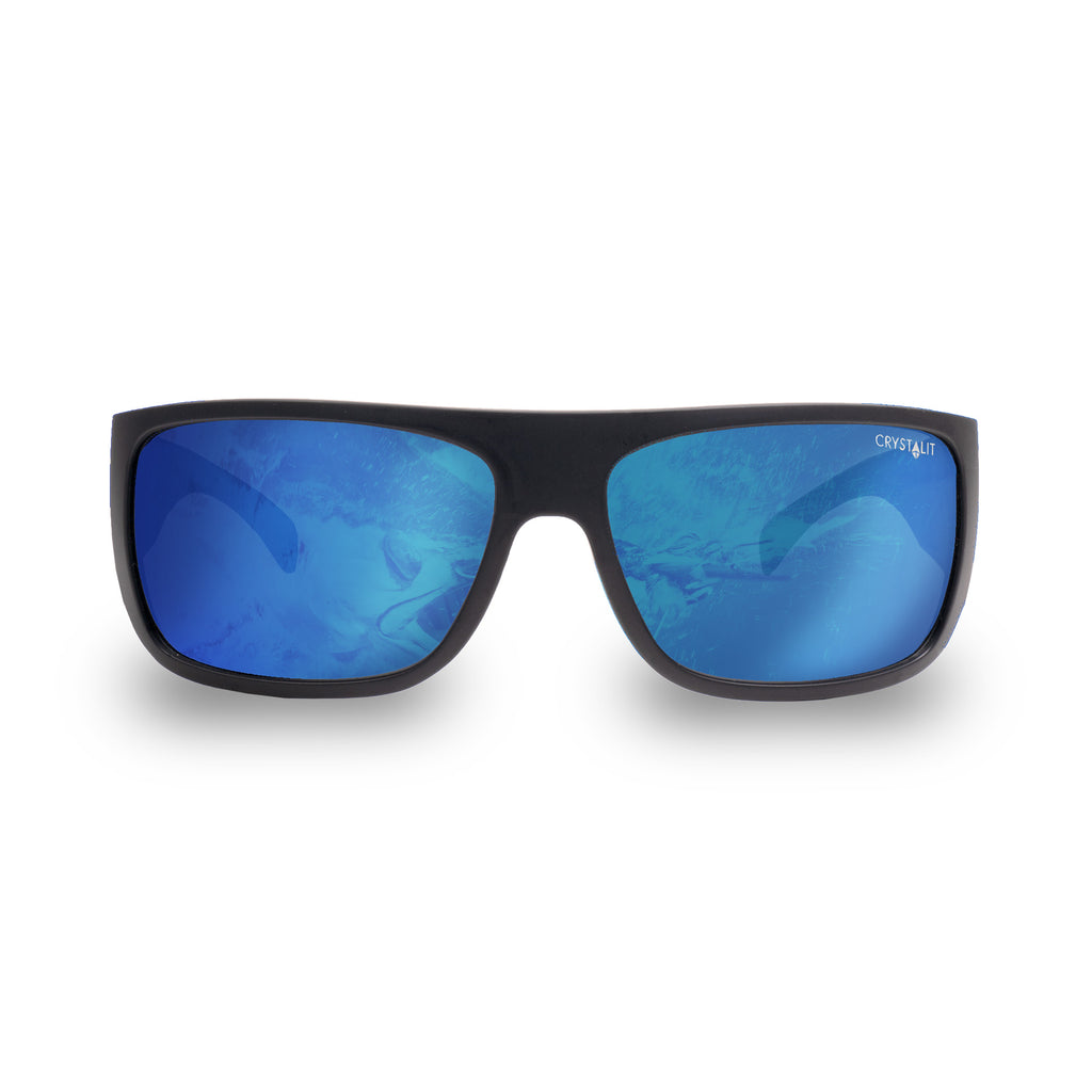 Grander Sunglasses - Blue Mirrored