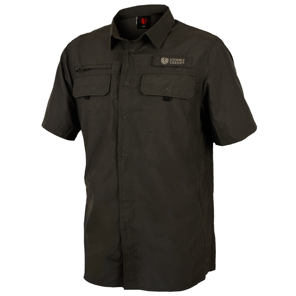 Fast Cast Short Sleeve Shirt - Dark Olive