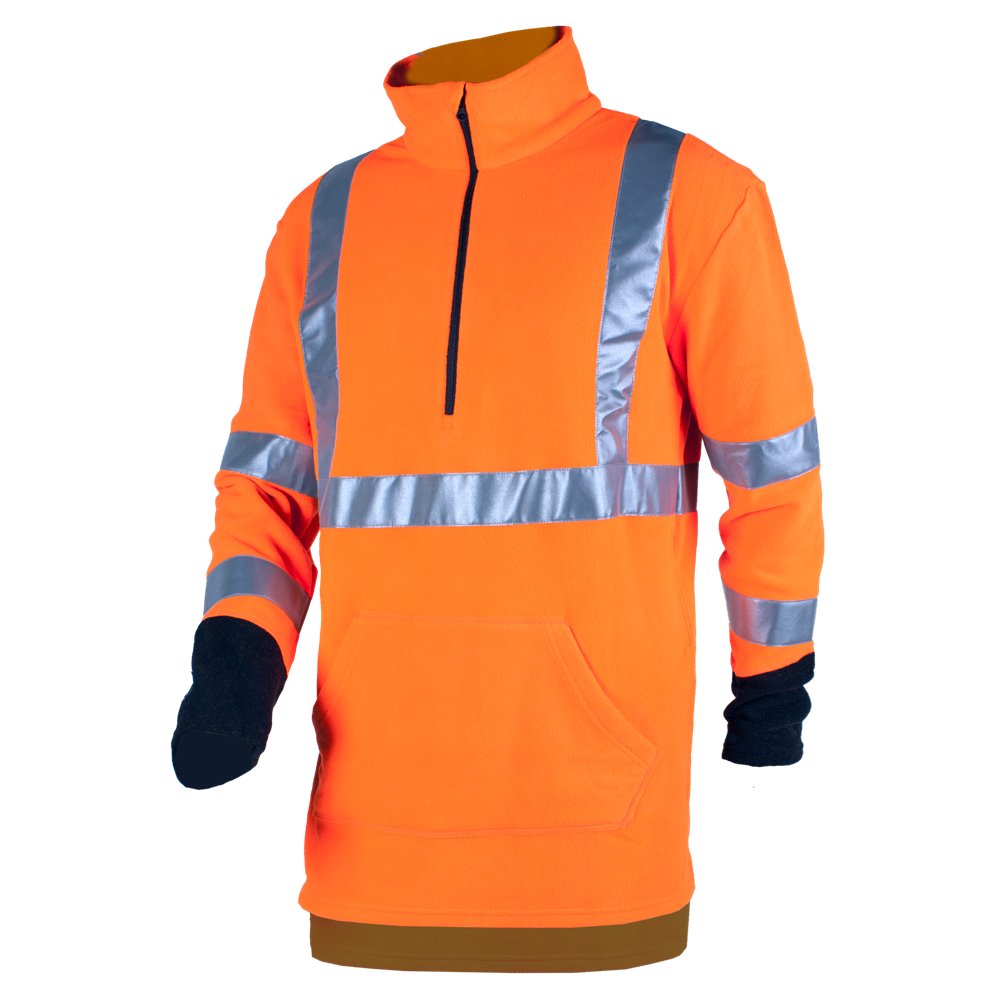 Hi Vis Performance Plus Long Sleeve - Orange