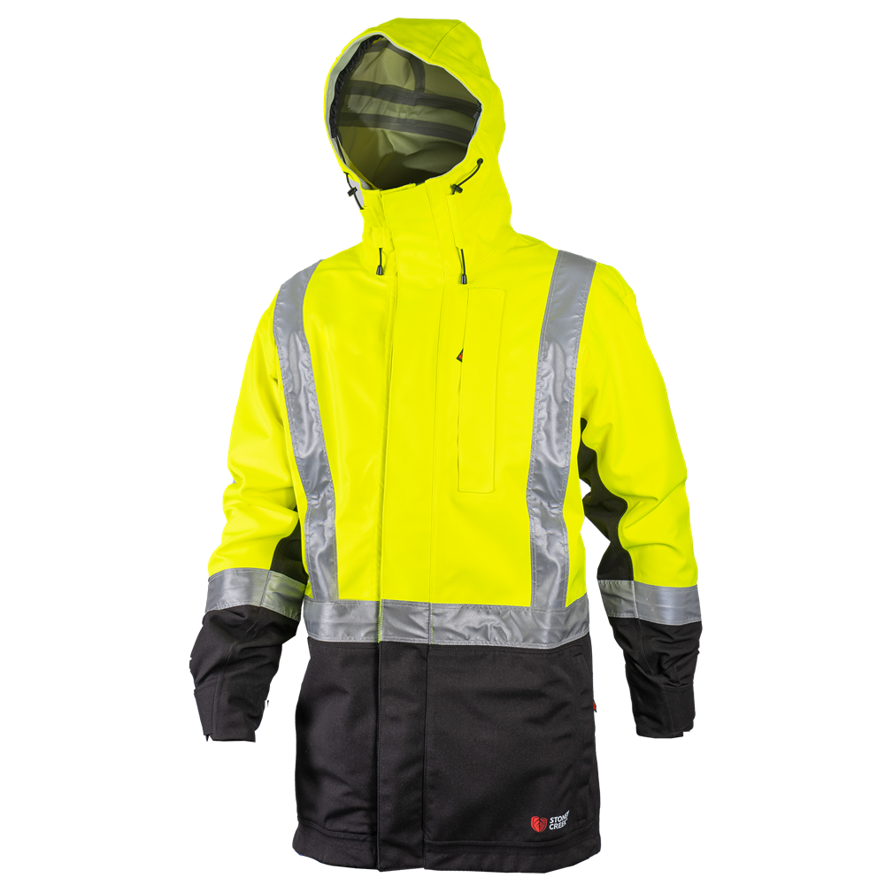 Hi Vis Pioneer Jacket - Yellow/Black