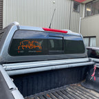 Boars Fighting Vinyl Decal - 350mm