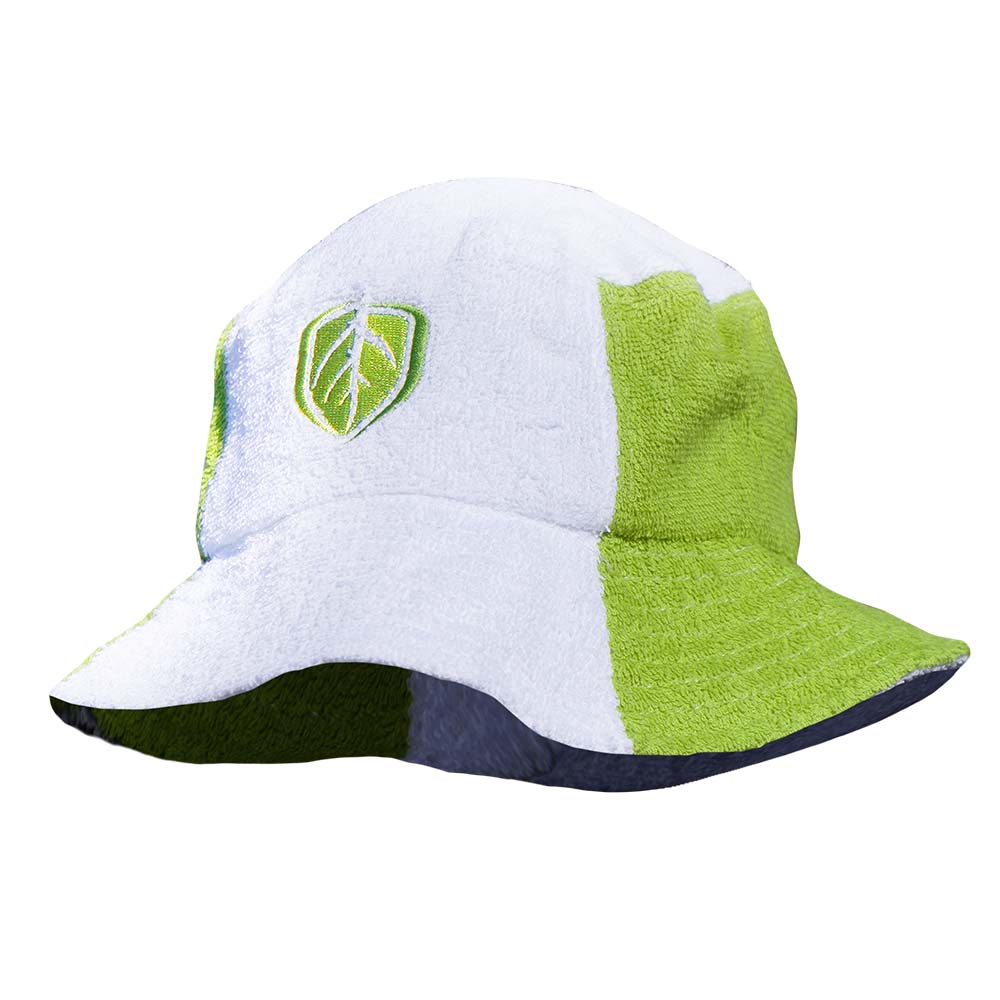 Jester Towel Hat - Leaf/White