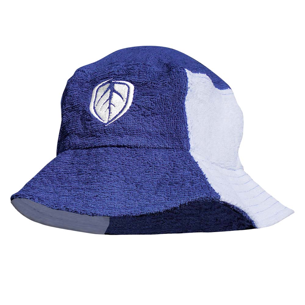 Jester Towel Hat - White/Navy