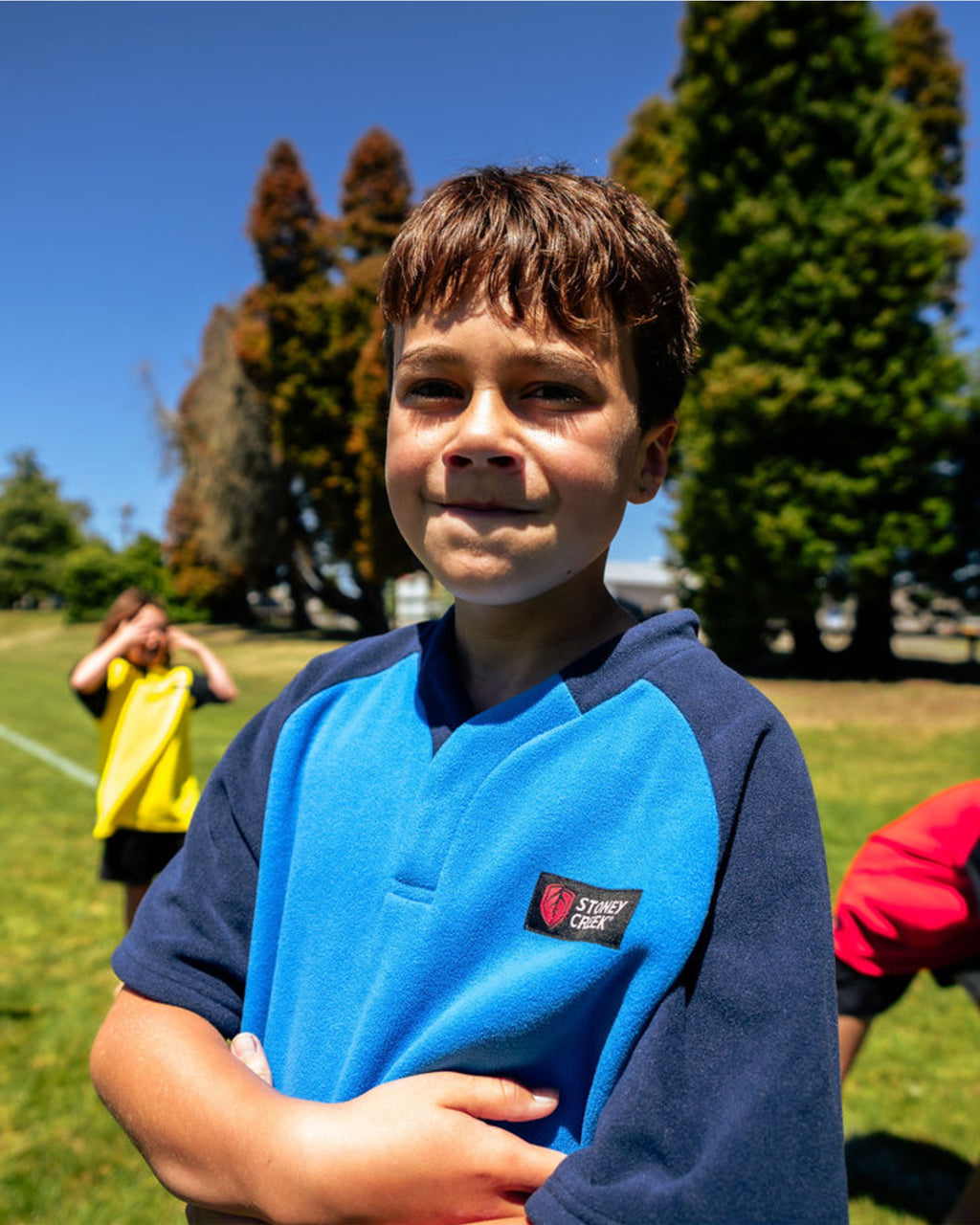 Kid's Regional Bush Tee - Blue/Navy