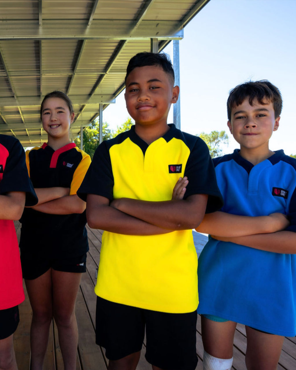 Kid's Regional Bush Tee - Yellow/Black