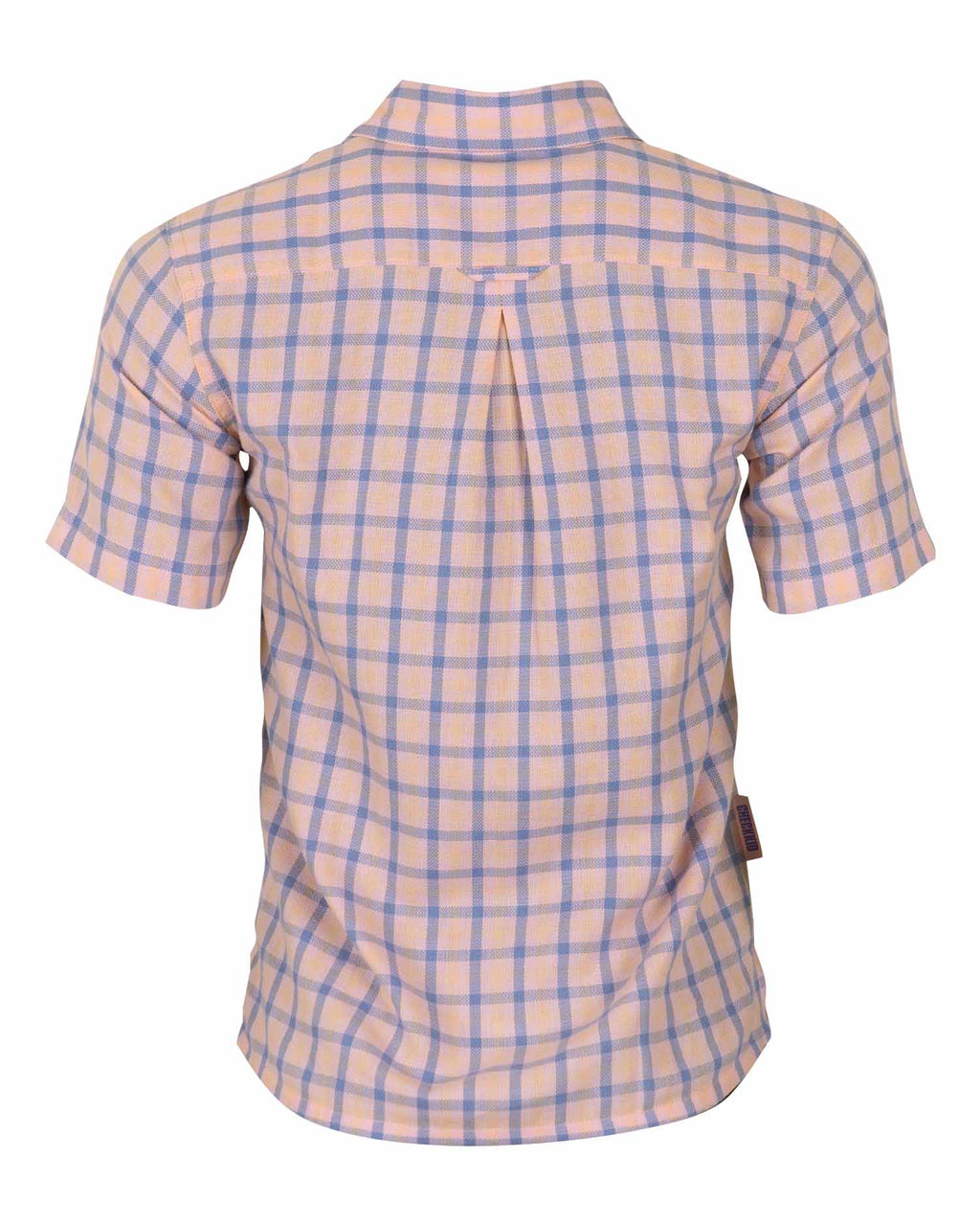 CheckKid Shirt - Peach/Orchid