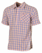CheckKid Shirt - Peach/Orchid