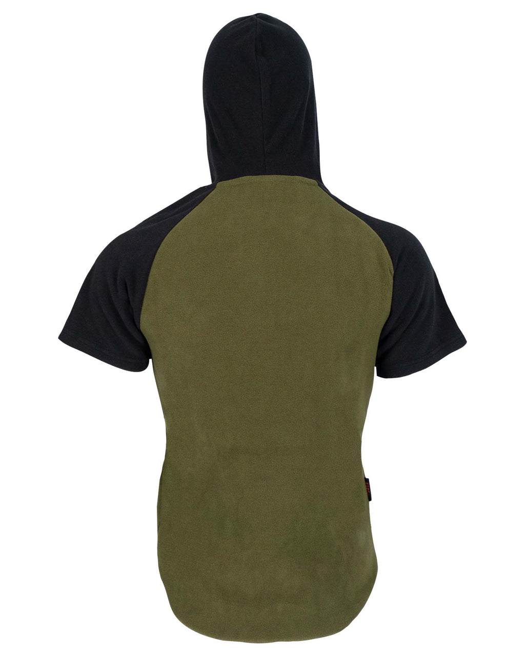 Kid's Hooded Bush Tee - Tundra/Black