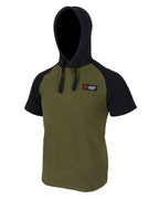 Kid's Hooded Bush Tee - Tundra/Black