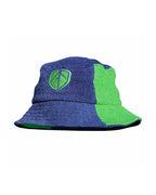 Kid's Jester Towel Hat - Lime/Navy