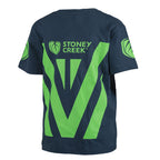 Kid's Loud and Proud Tee - Navy/Lime