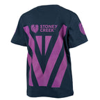 Kid's Loud and Proud Tee - Navy/Purple