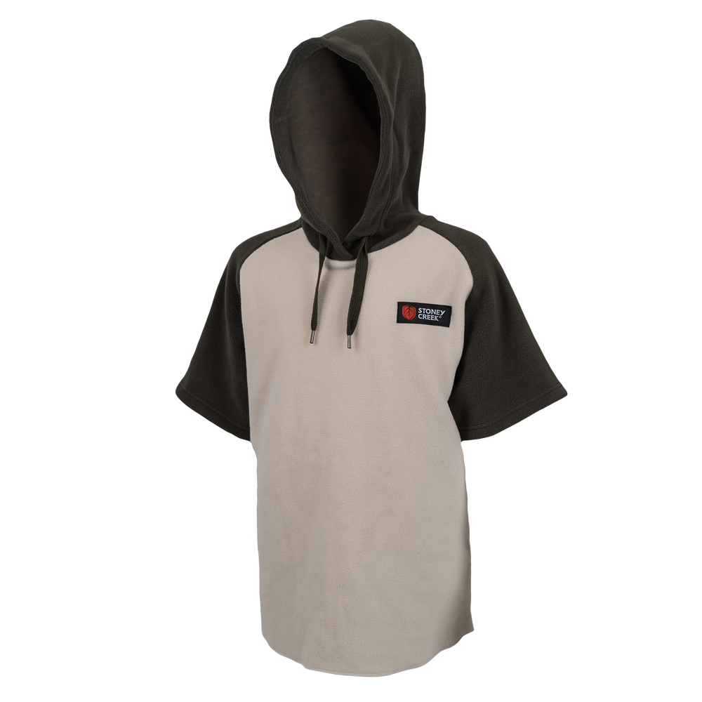 Kid's Hooded Bush Tee - Oatmeal/Rosin