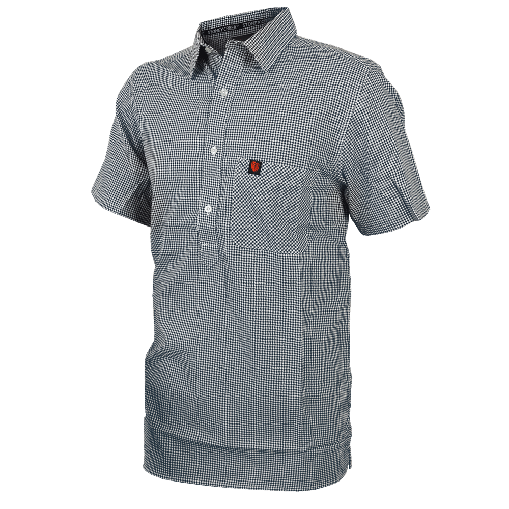 CheckMate Shirt - Navy Gingham