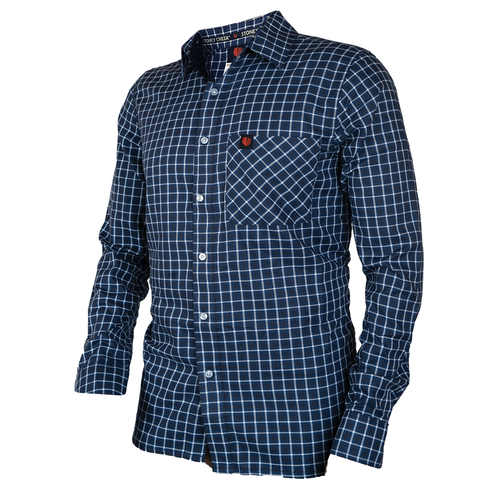 CheckMate Long Sleeve Shirt - Original Navy