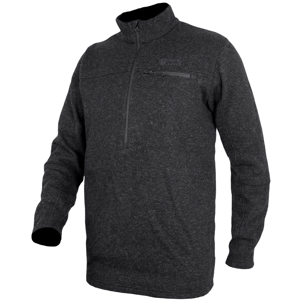 Men's Wool Blend Pullover - Black