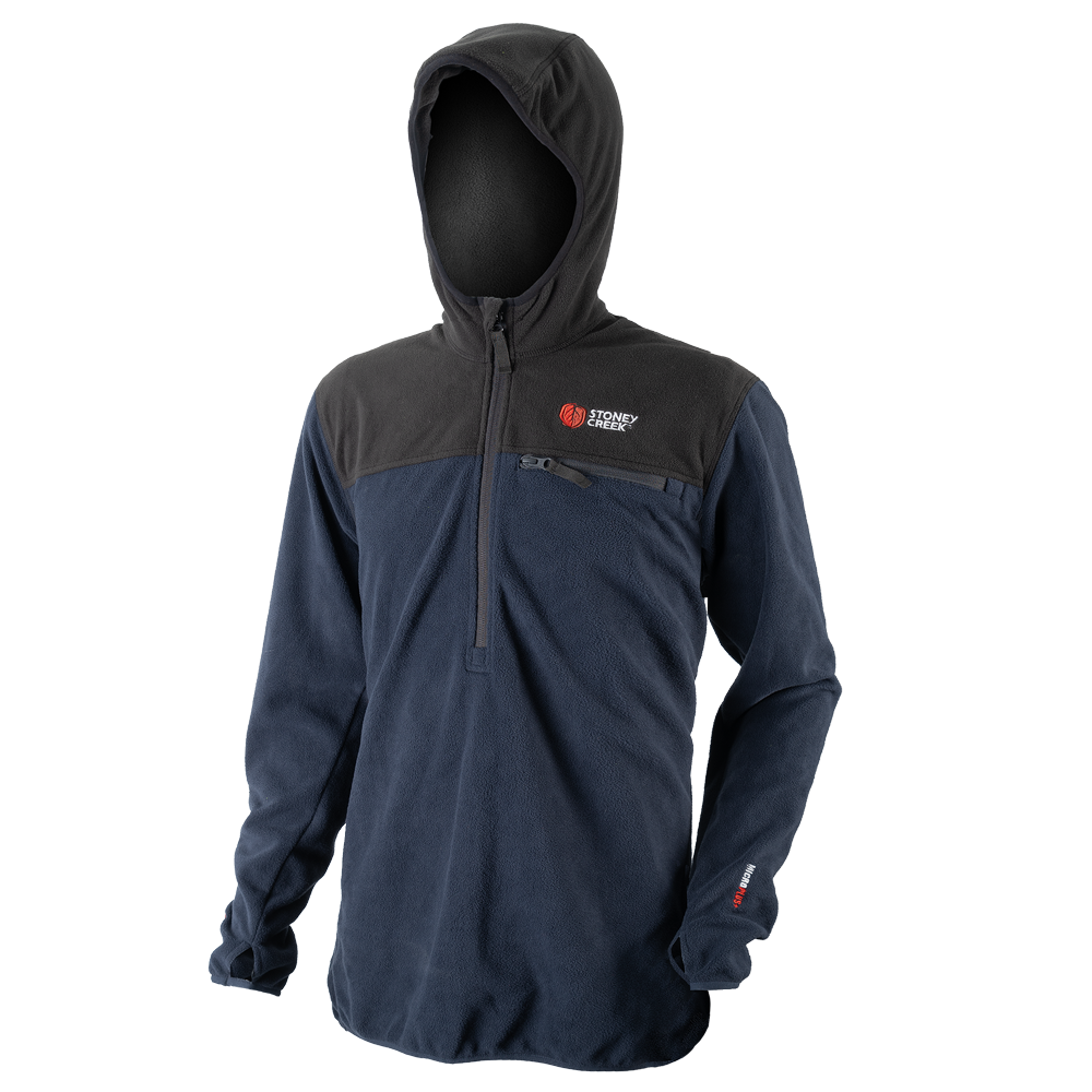Men's Microplus Hoodie - Navy/Black
