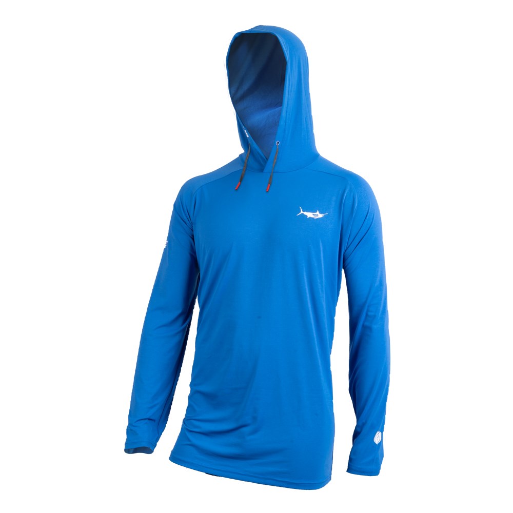 Men's Apex Cooling Hoodie - Blue Marlin