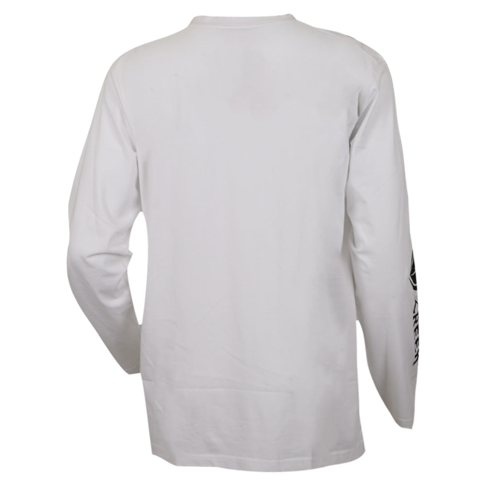 Men's Plain long Sleeve Tee - White