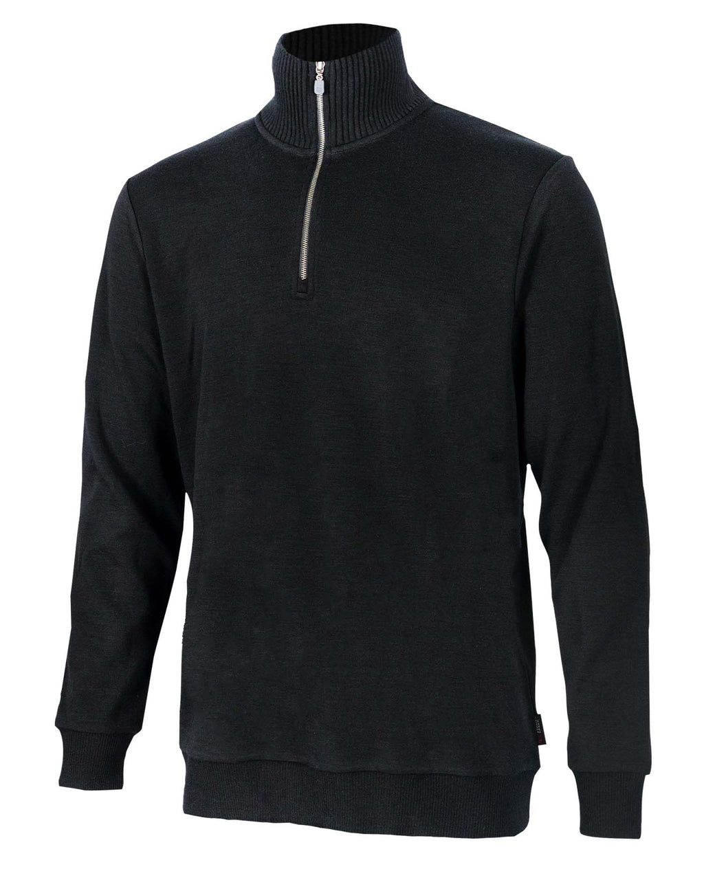 Men's Merino 1/4 Zip - Black
