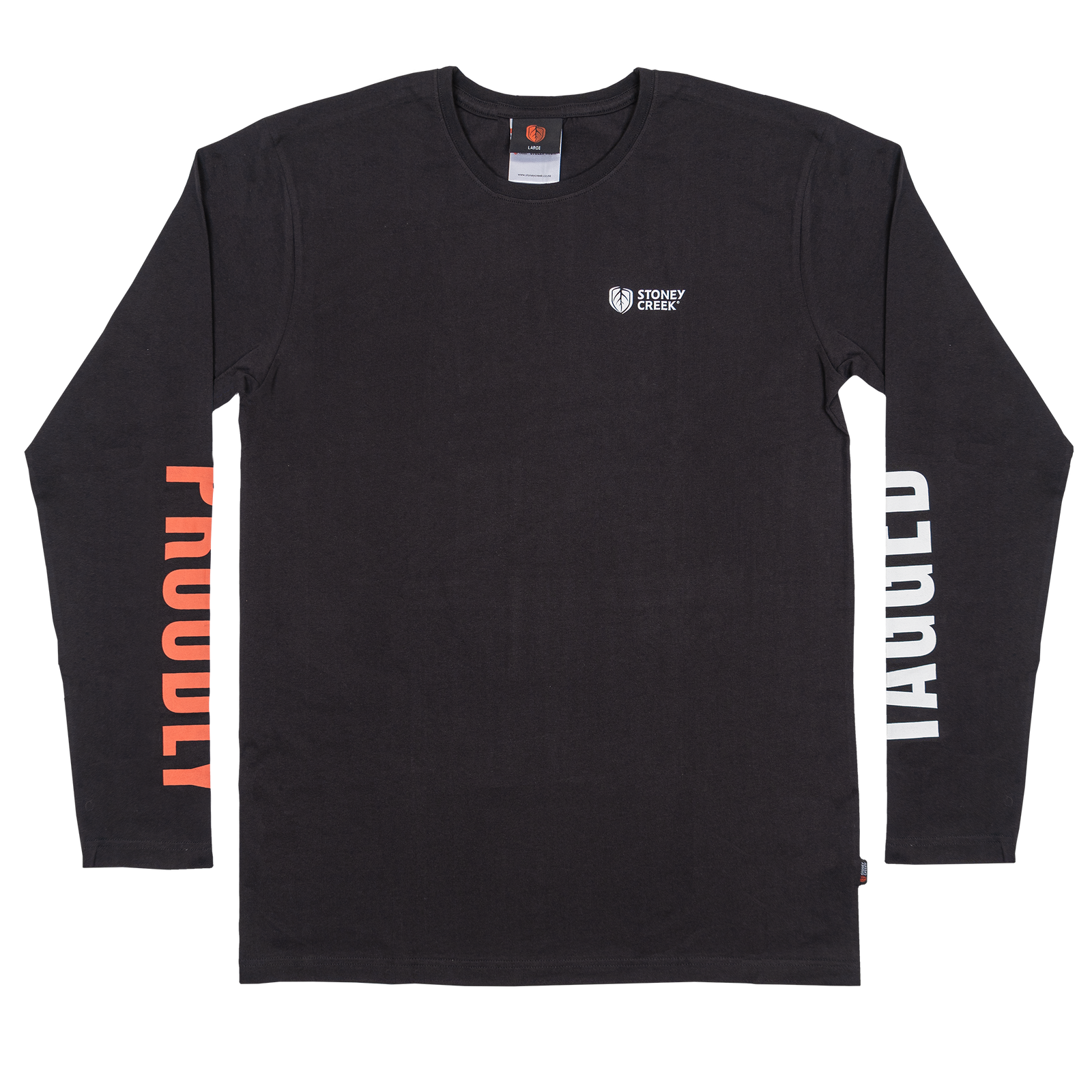 Men's Proudly Tagged Long Sleeve Tee