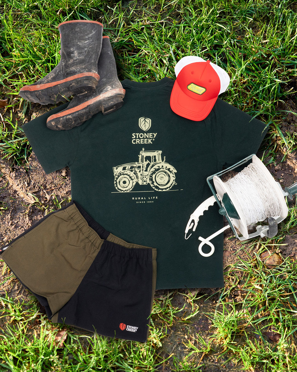 Men's Rural Life Tractor Tee
