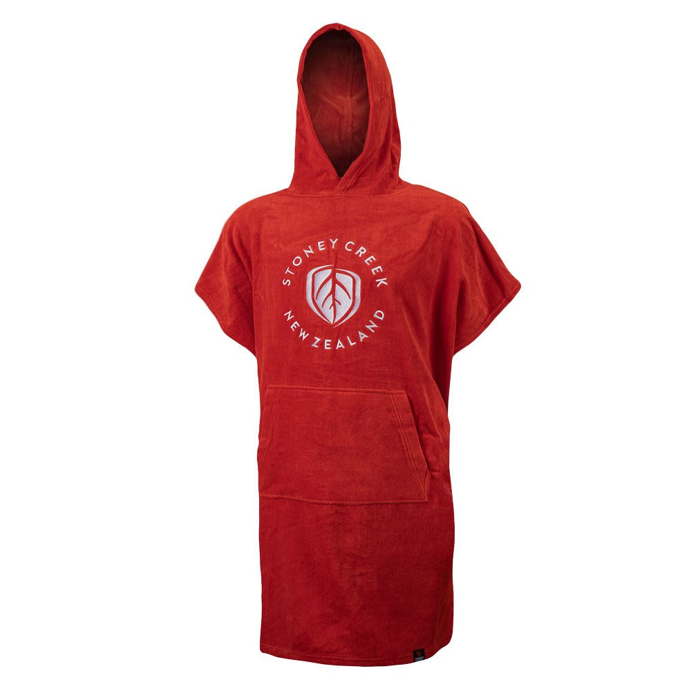 Towel Hoodie - Fiery Red