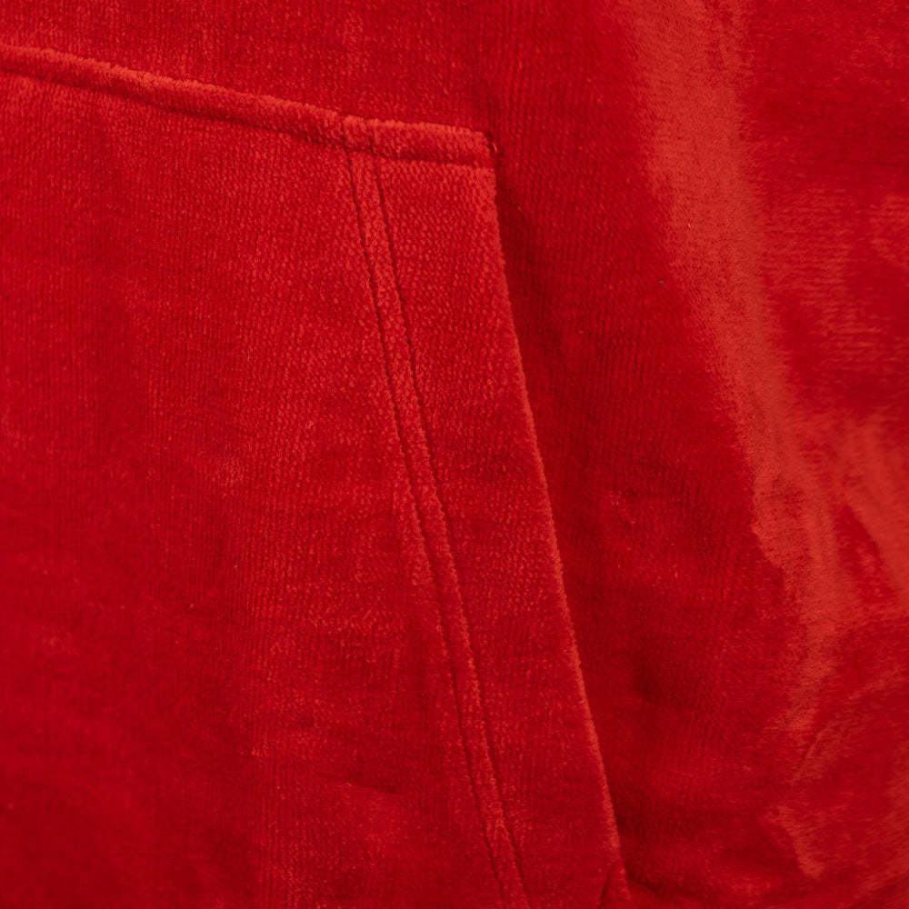 Towel Hoodie - Fiery Red