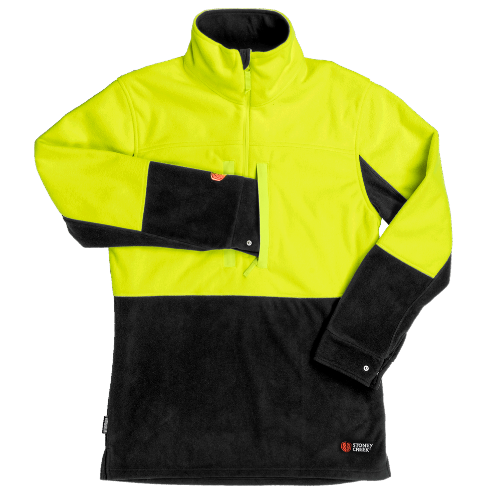 Windproof Twin Zip Top - Yellow