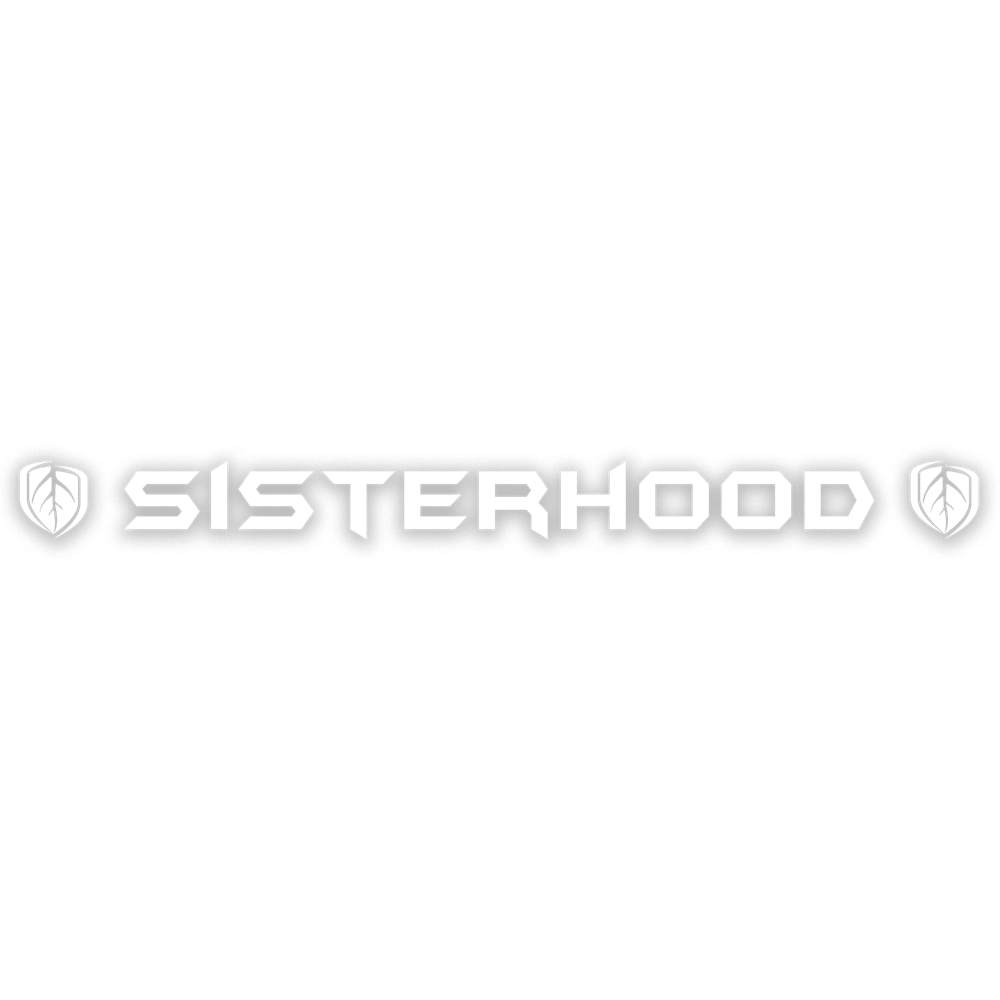Sisterhood Vinyl Decal - White