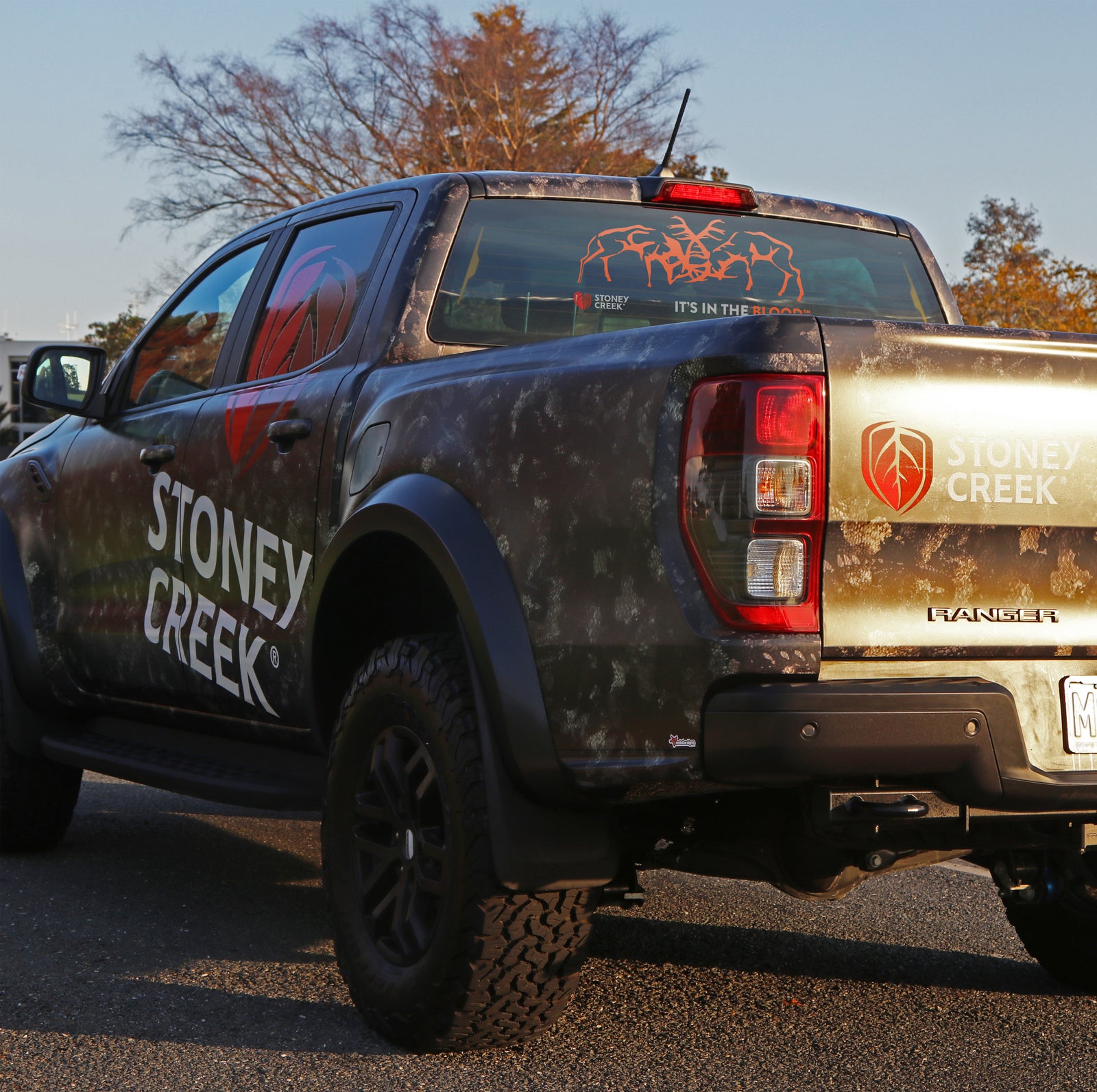 Stags Fighting Vinyl Decal - 500mm