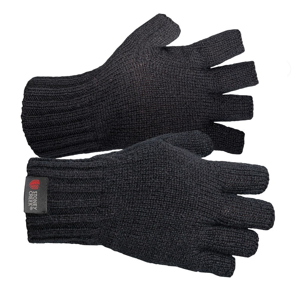 Strong Wool Fingerless Gloves