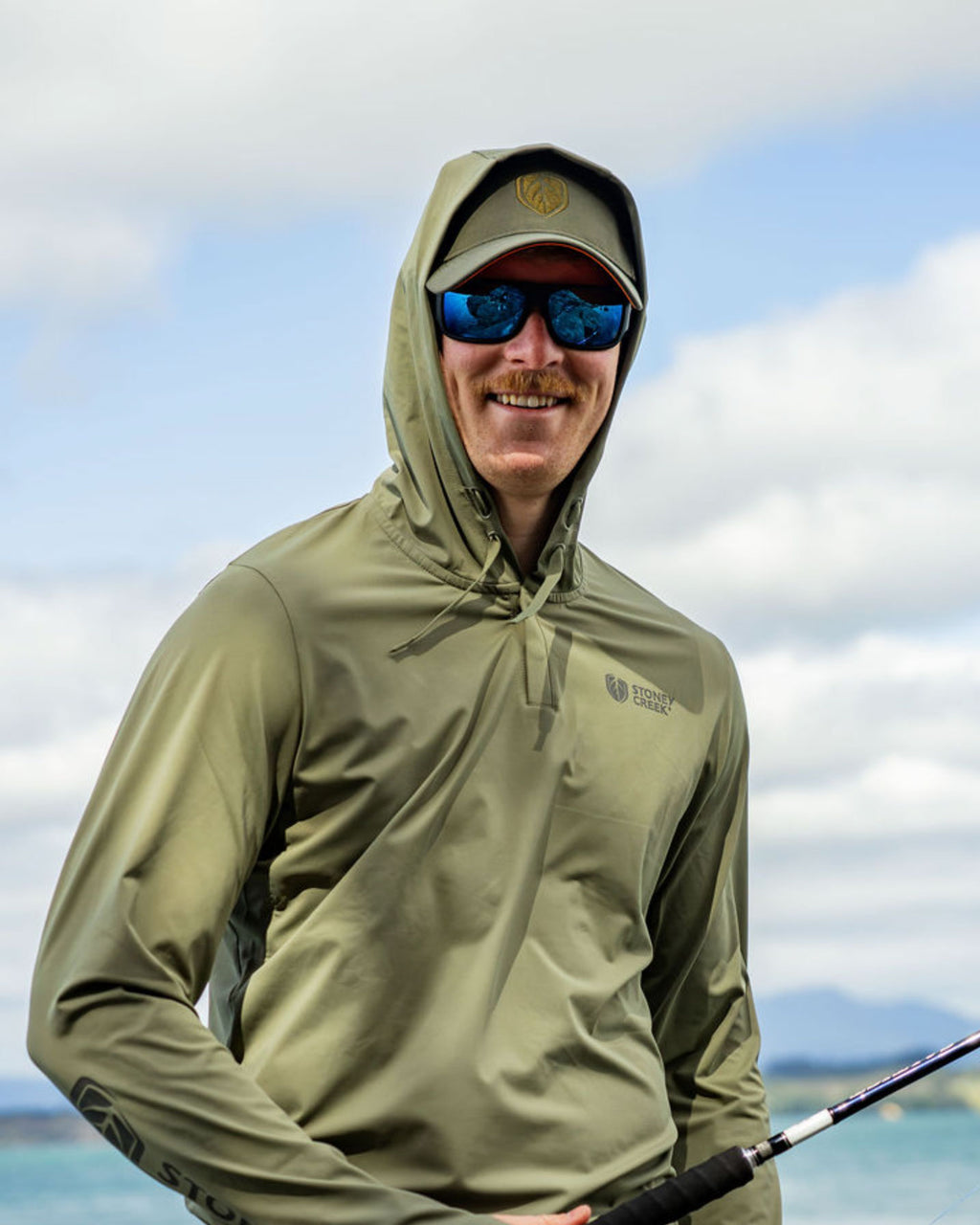 Men's Sunshield Hoodie - Lichen Green