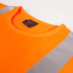 Hi Vis Men's Bush Tee - Orange/Black