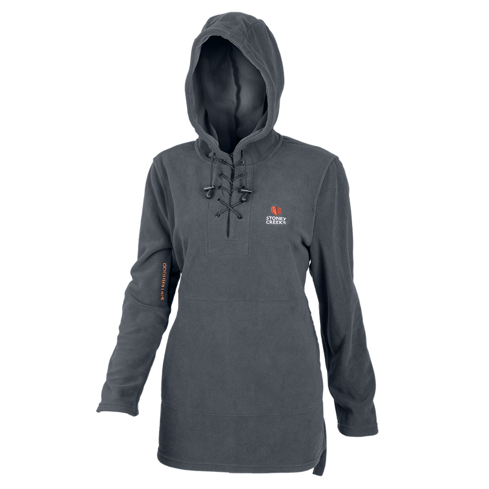 Women's Fleece Lace Up Hoodie