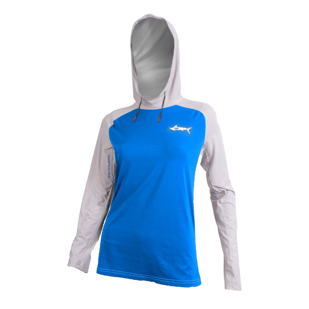 Women's Apex Cooling Hoodie - Blue Marlin
