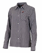 CheckChick Long Sleeve Shirt - Lava Smoke/Deep Well