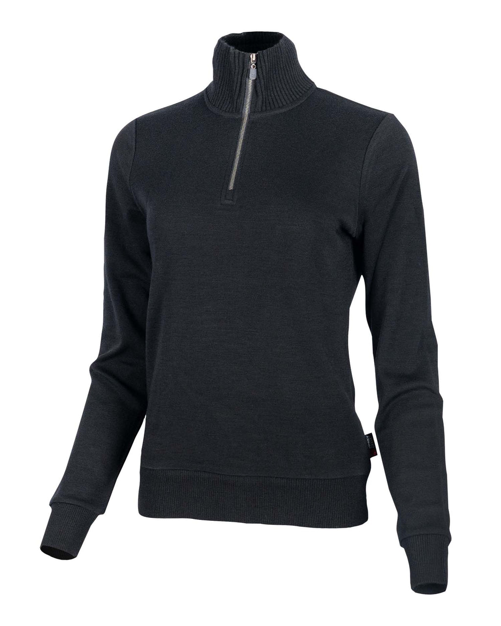 Women's Merino 1/4 Zip - Black