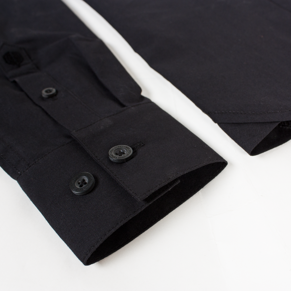 Women's Corporate Shirt Long Sleeve - Black